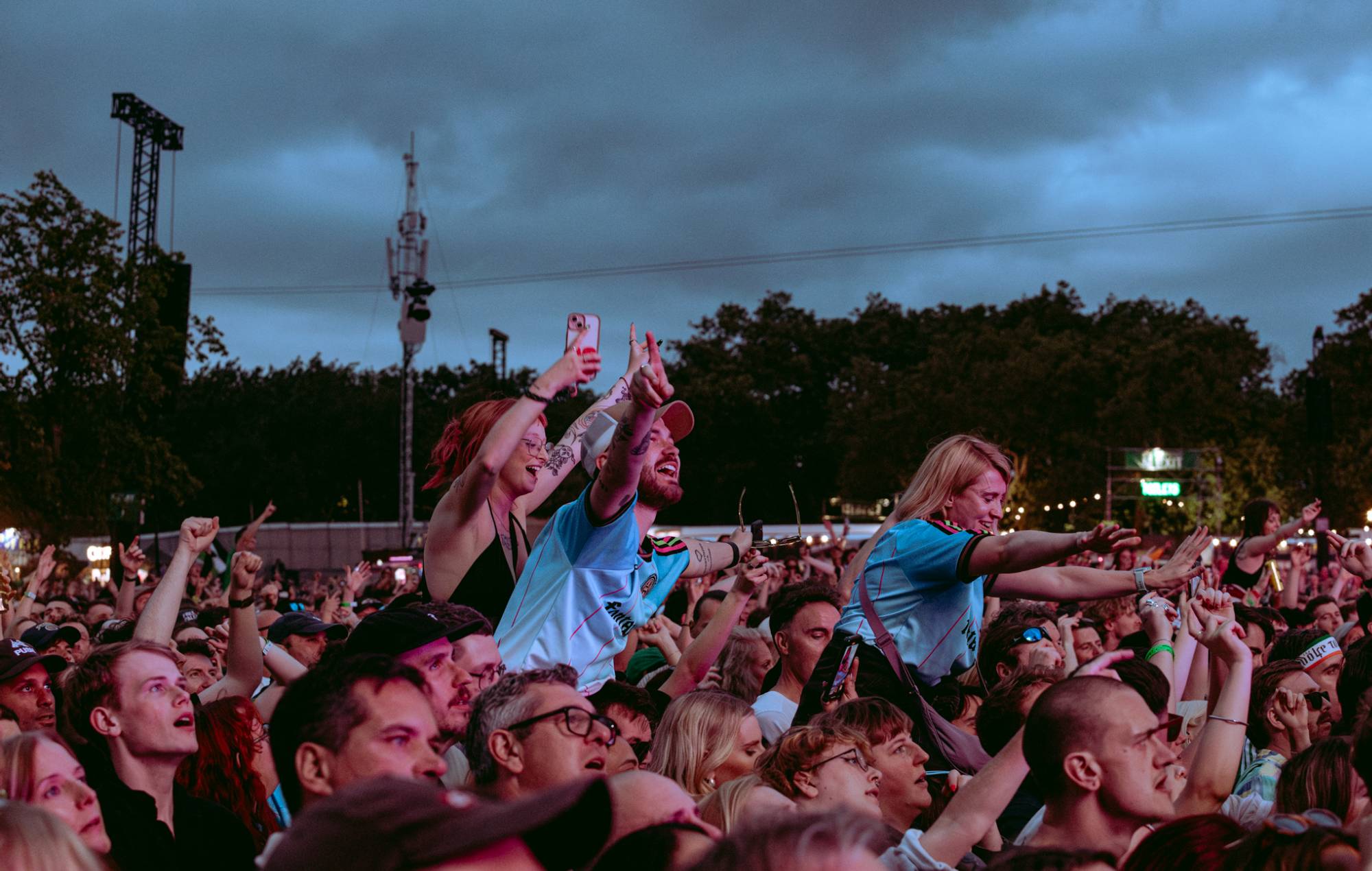 Fontaines D.C. live at Finsbury Park, London, on Saturday July 5. Credit: Georgina Hurdsfield