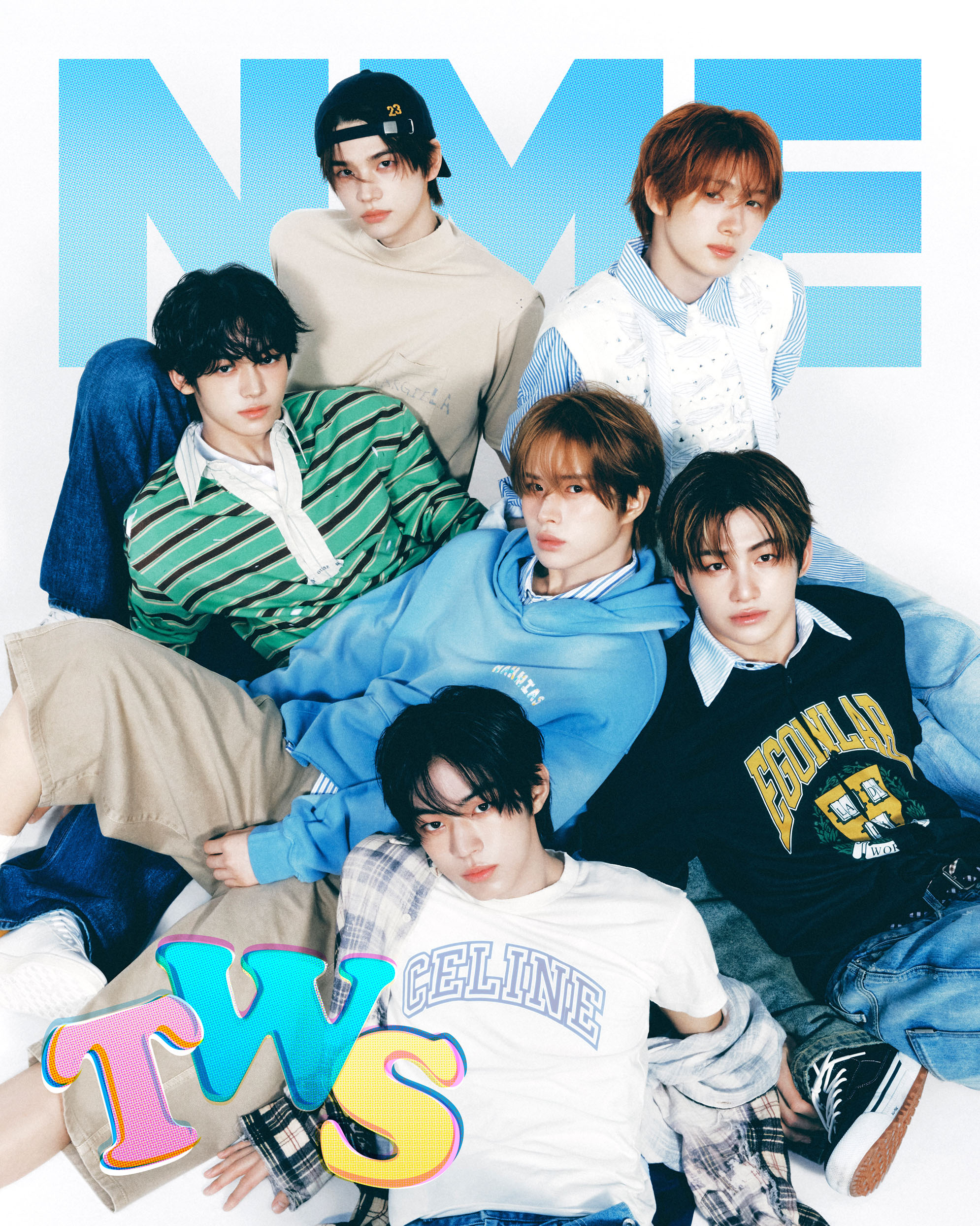 TWS on The Cover of NME (2025), photo by Yoon Songyi