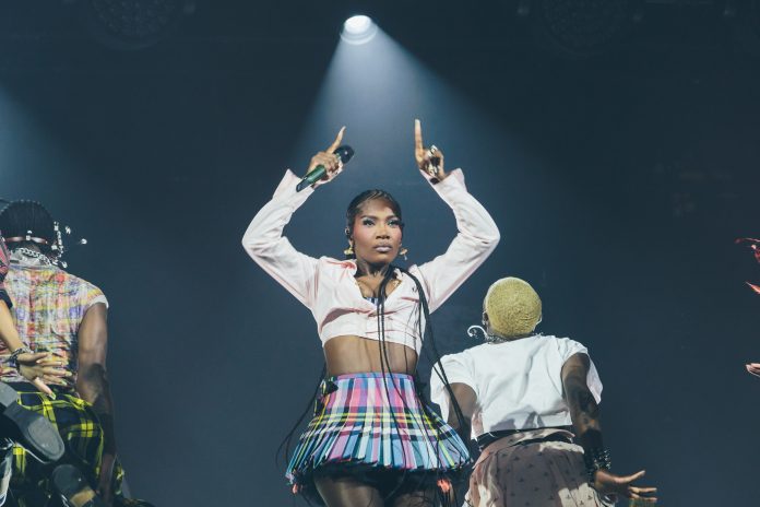 Doechii live at Glastonbury 2025, photo by Andy Ford