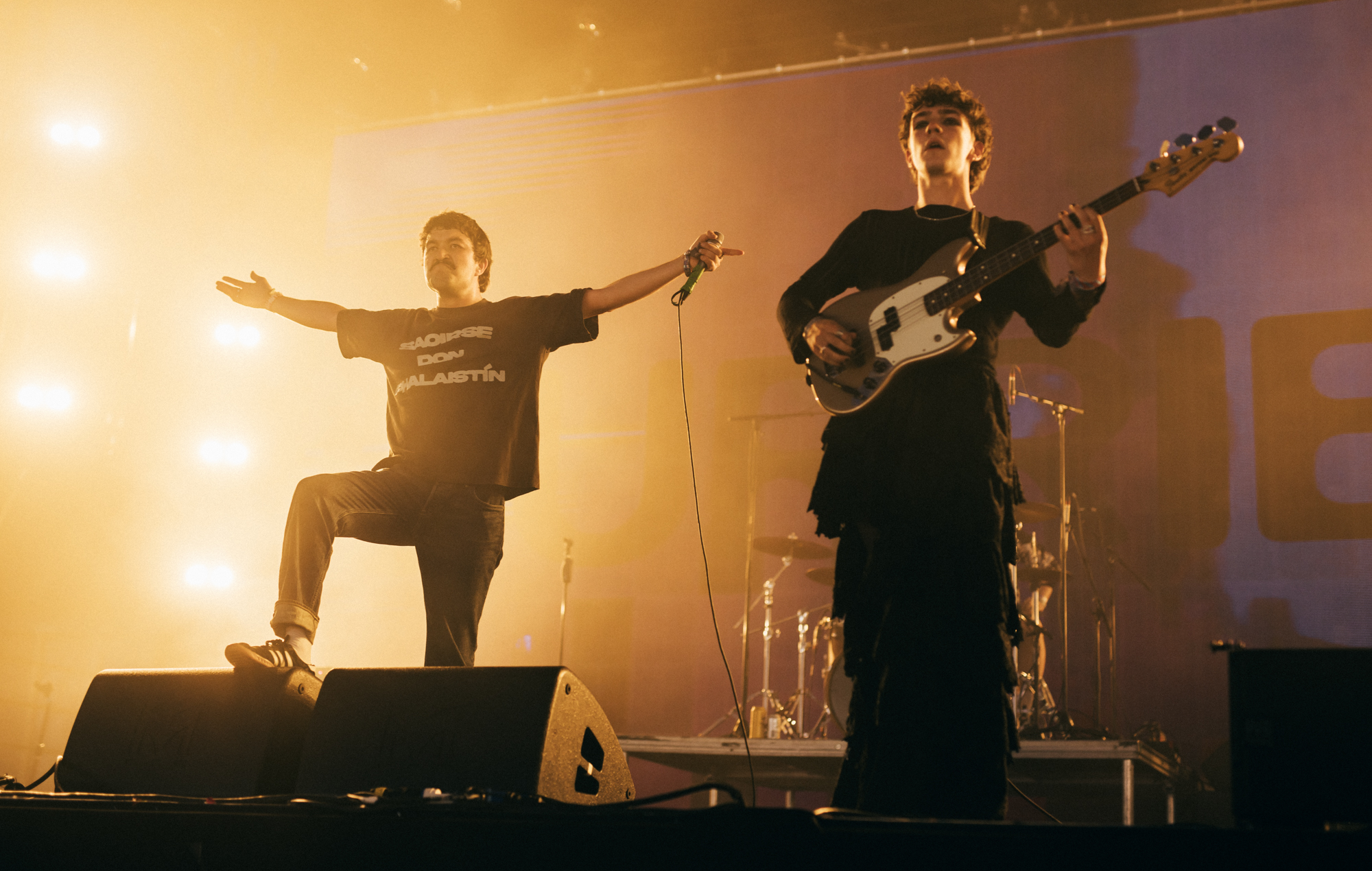 Gurriers live at Glastonbury 2025, photo by Derek Bremner