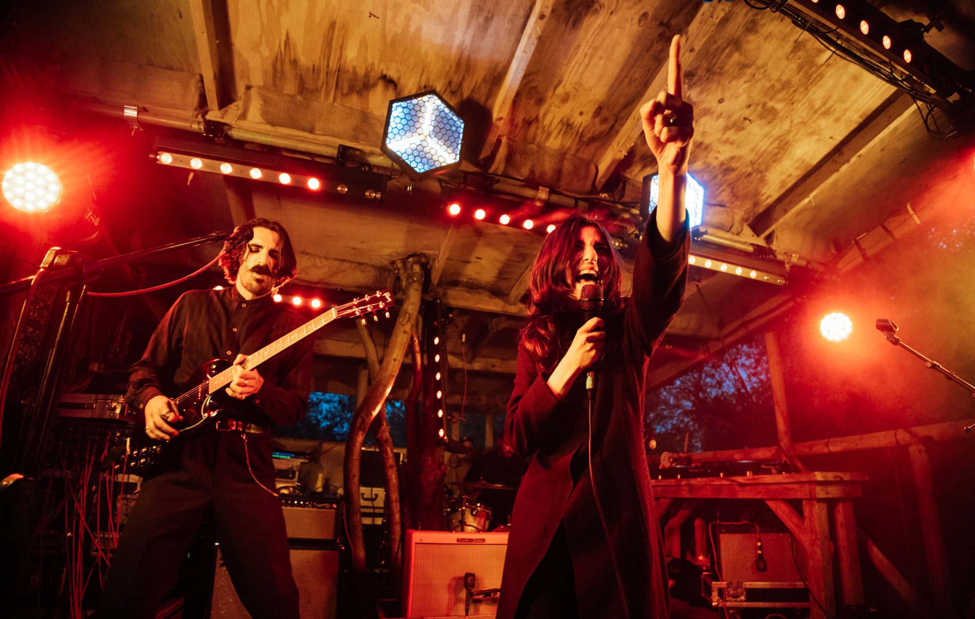 Heartworms live at Glastonbury 2025, photo by Andy Ford