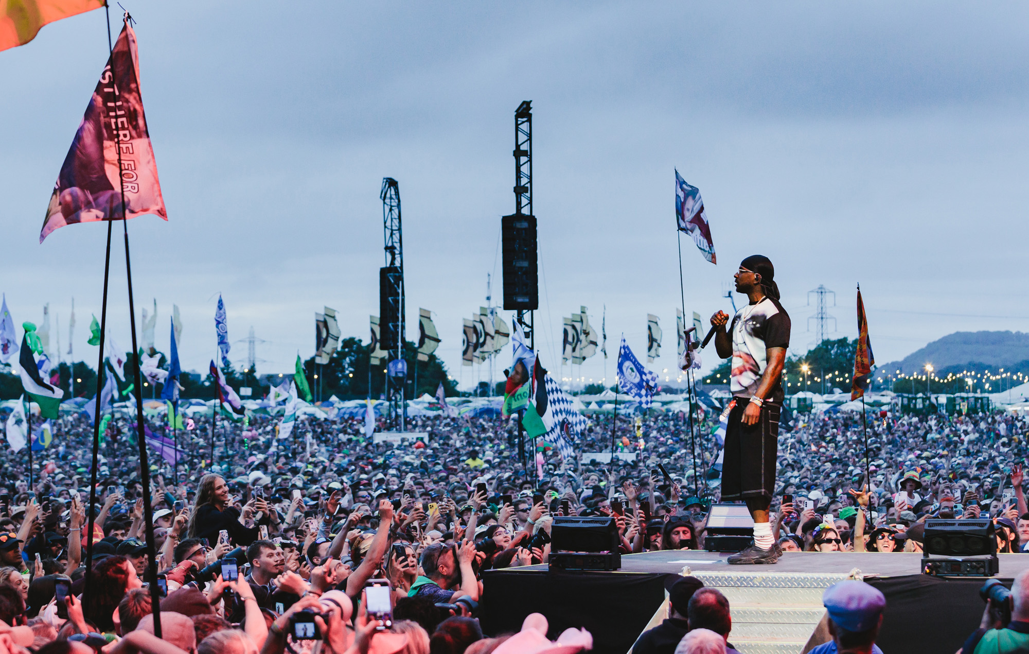 Skepta live at Glastonbury 2025, photo by Andy Ford