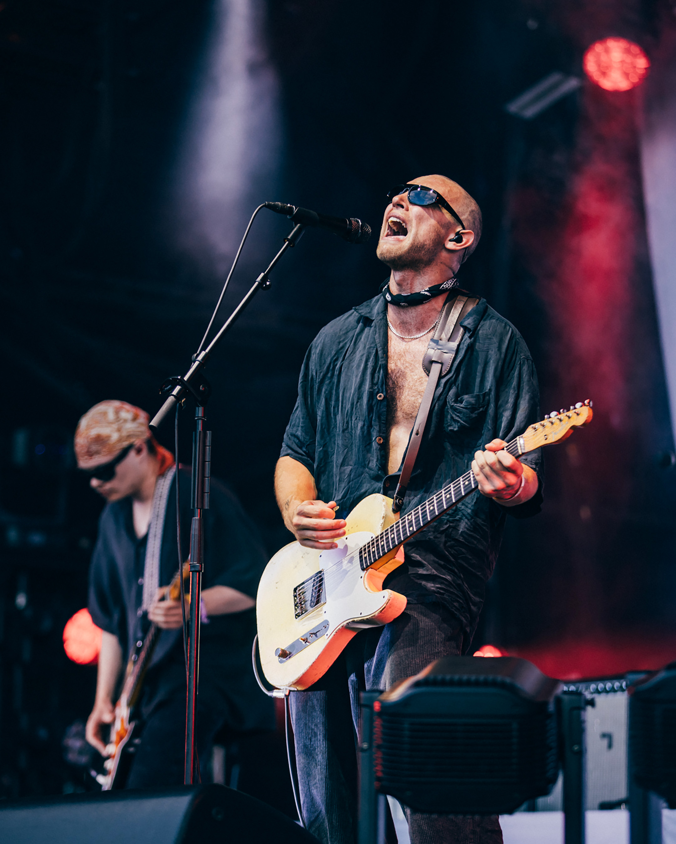 Wunderhorse live at Glastonbury 2025, photo by Derek Bremner