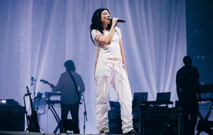 Lorde at Glastonbury 2025, photo by Derek Bremner