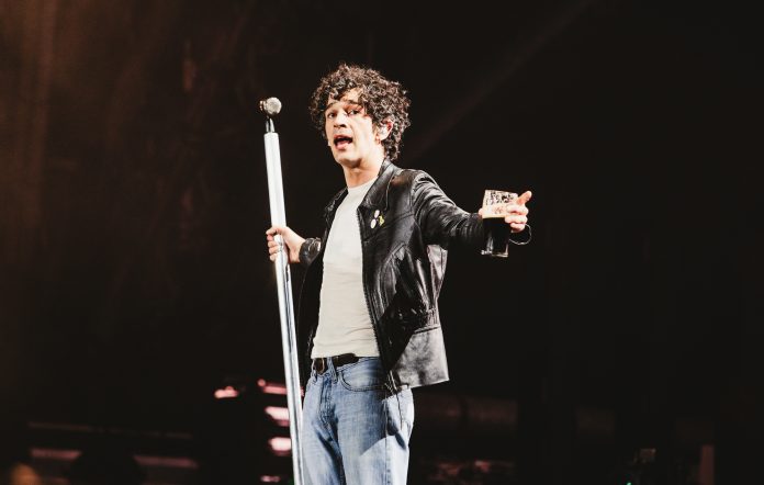 The 1975 performing at Glastonbury 2025, photo by Andy Ford
