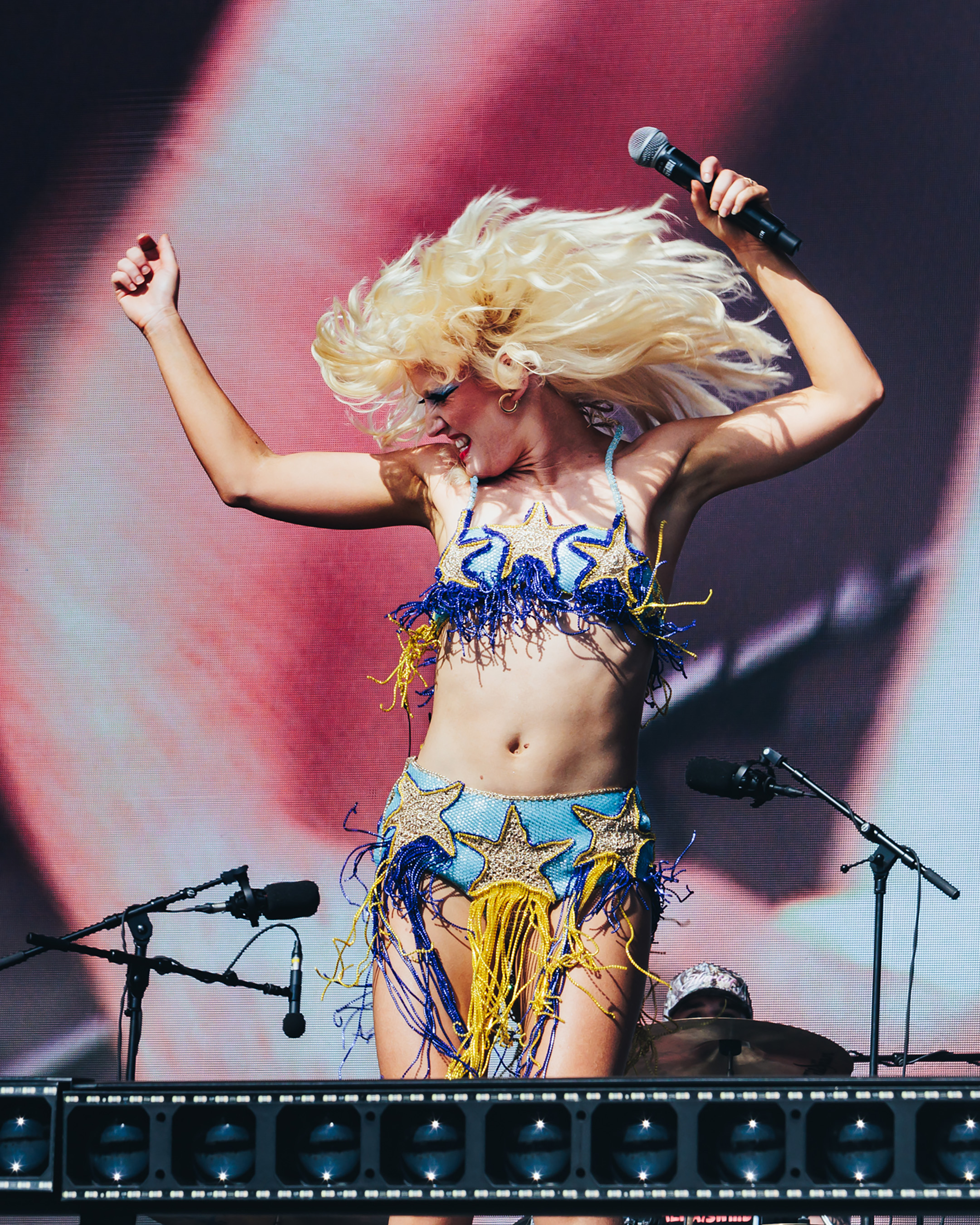 Amyl & The Sniffers live at Glastonbury 2025, photo by Andy Ford