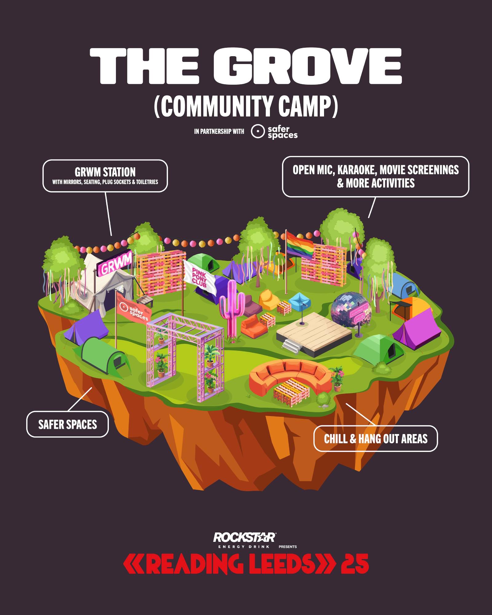 New camping areas have been revealed in a "world-first" shake-up for Reading & Leeds 2025. Credit: Press