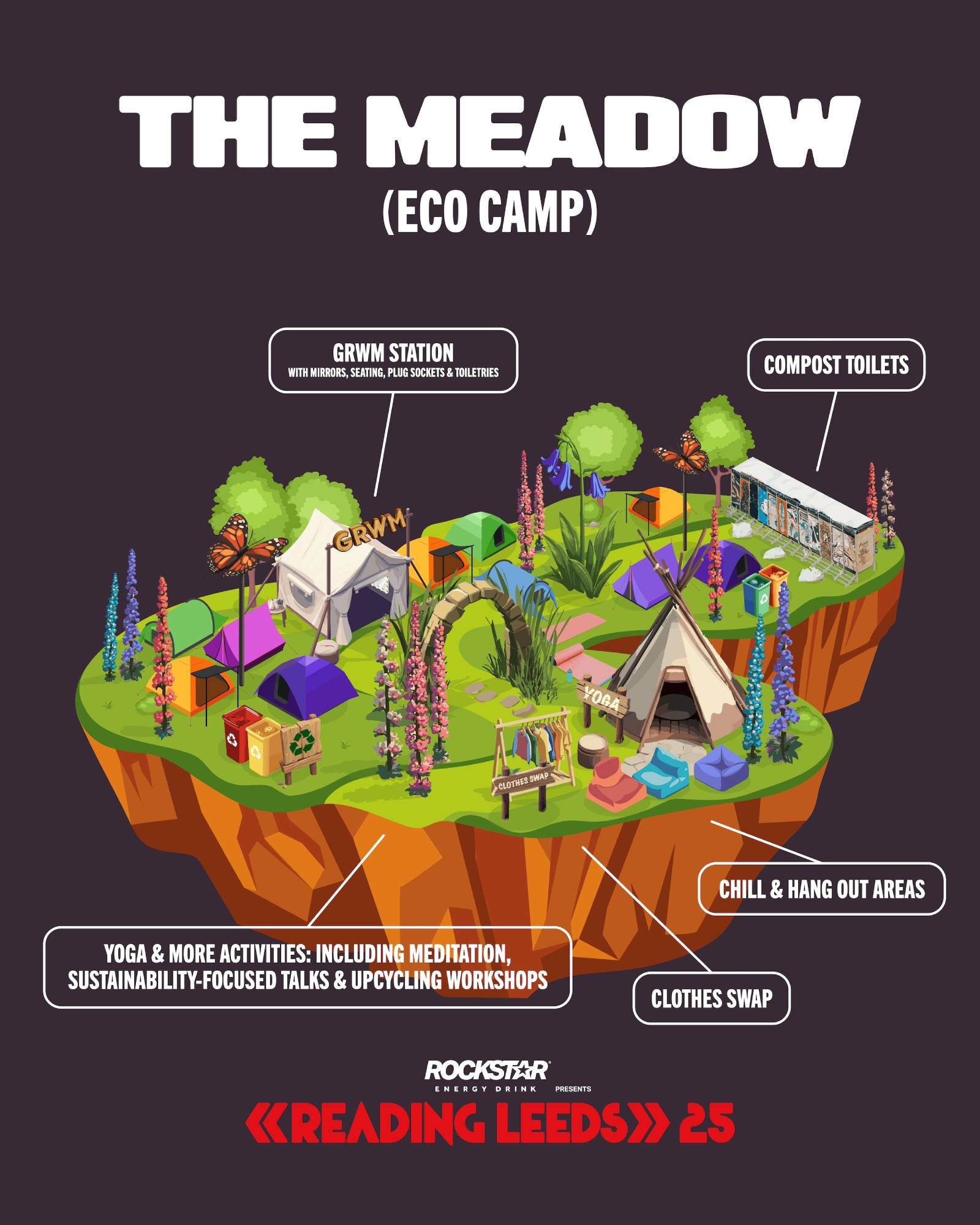 New camping areas have been revealed in a "world-first" shake-up for Reading & Leeds 2025. Credit: Press