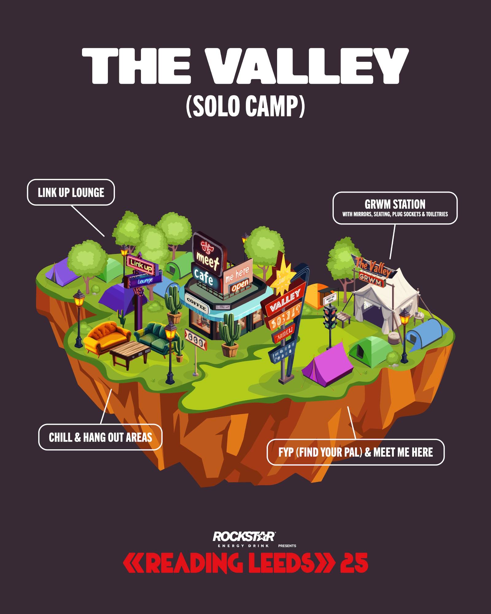 New camping areas have been revealed in a "world-first" shake-up for Reading & Leeds 2025. Credit: Press