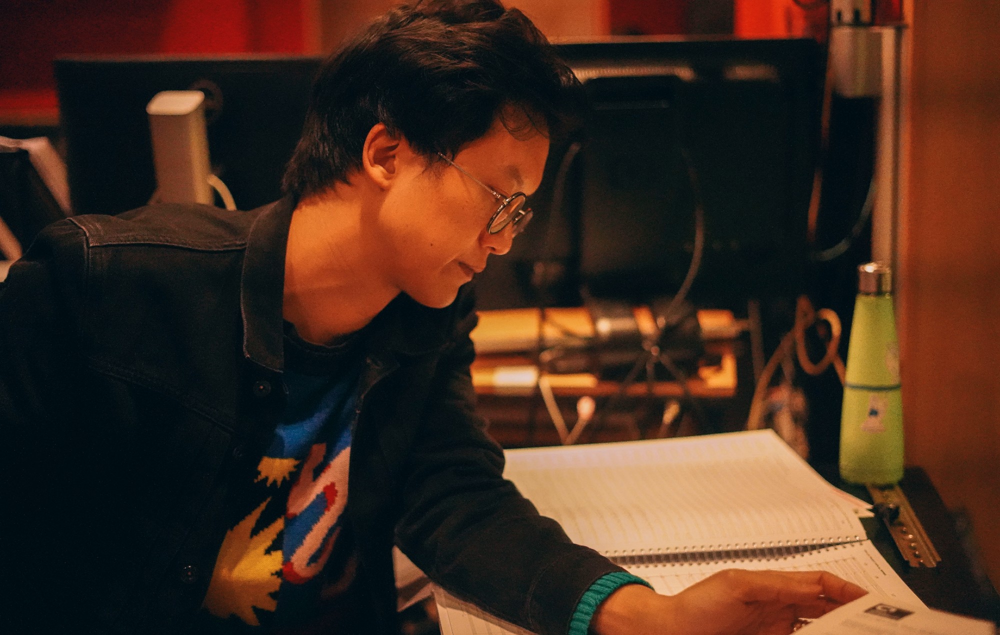 Son Lux at Abbey Road Studios working on the soundtrack for 'Thunderbolts*'.