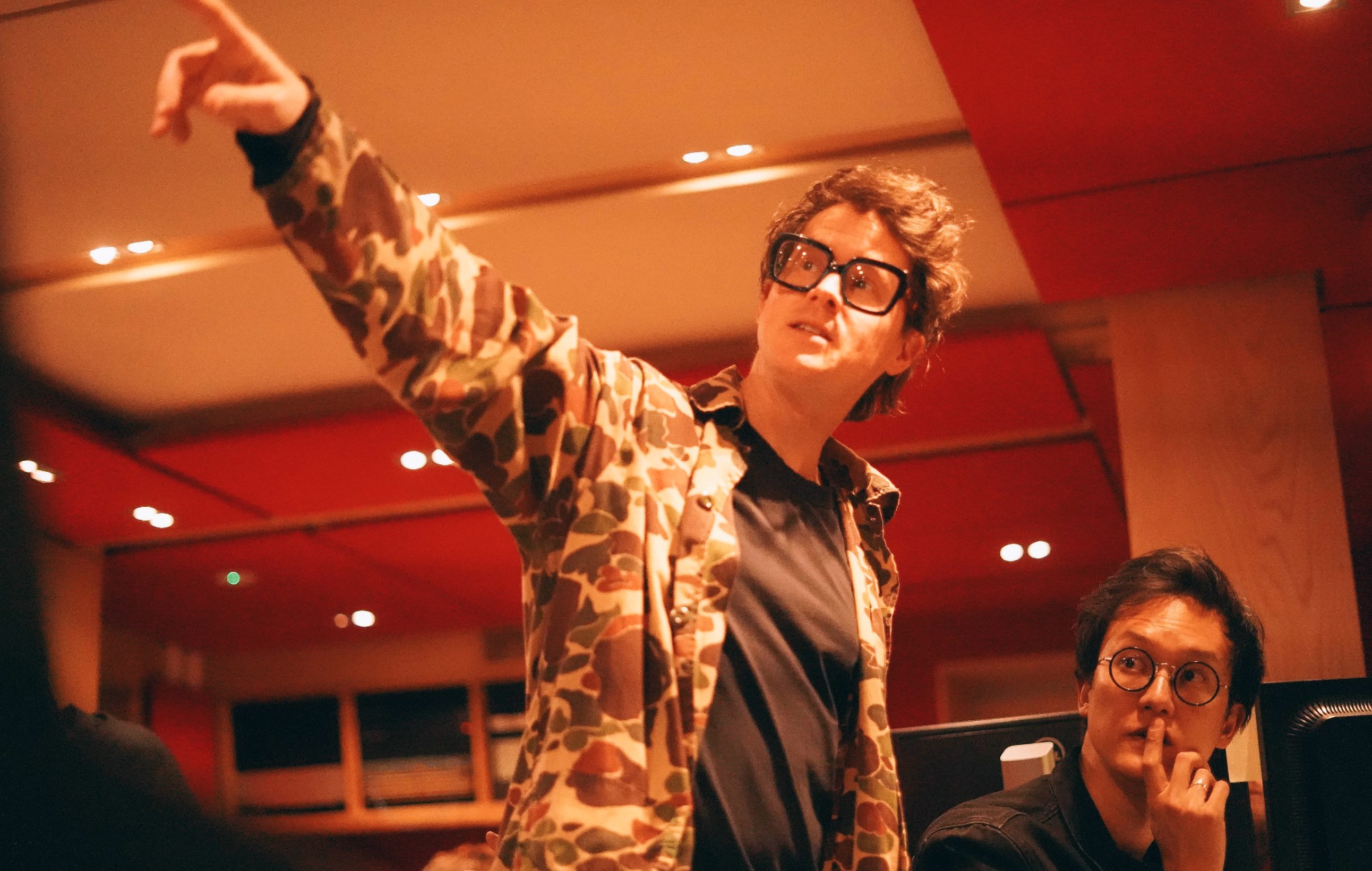 Son Lux at Abbey Road Studios working on the soundtrack for 'Thunderbolts*'.